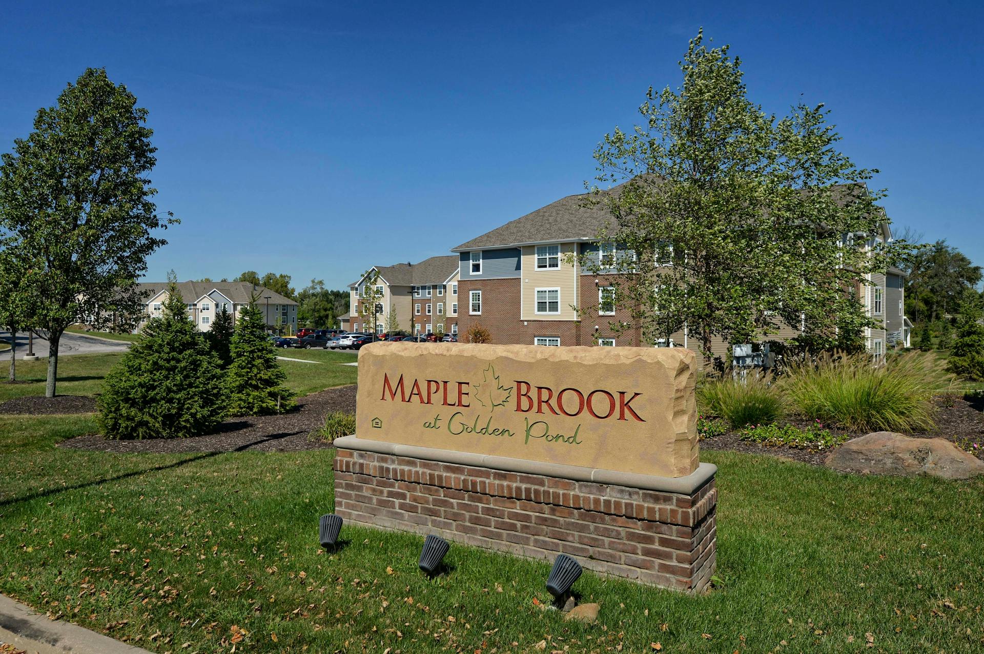 Maple Brook at Golden Pond Phase II  Monument Sign