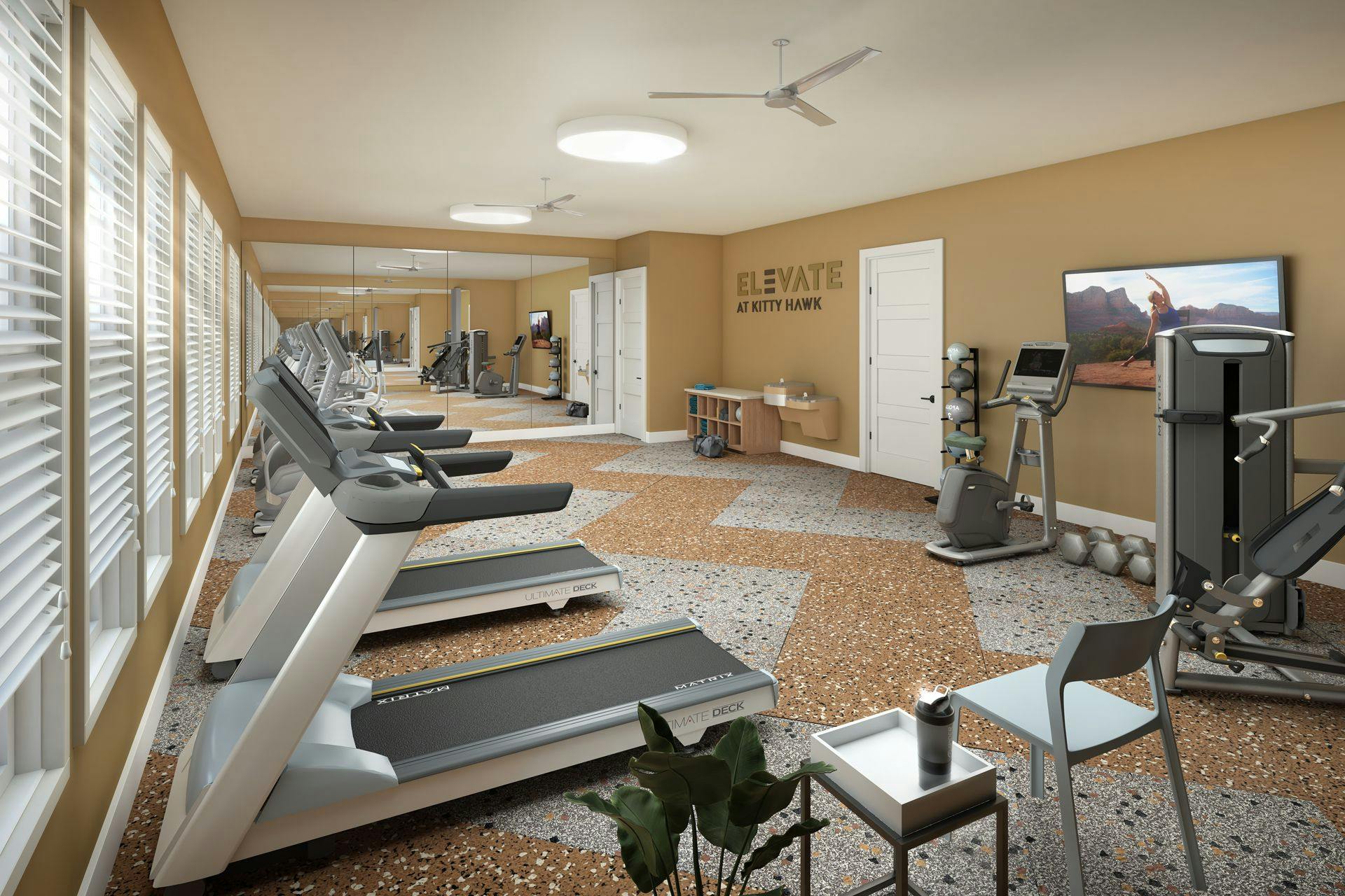 Elevate at Kitty Hawk Fitness Room